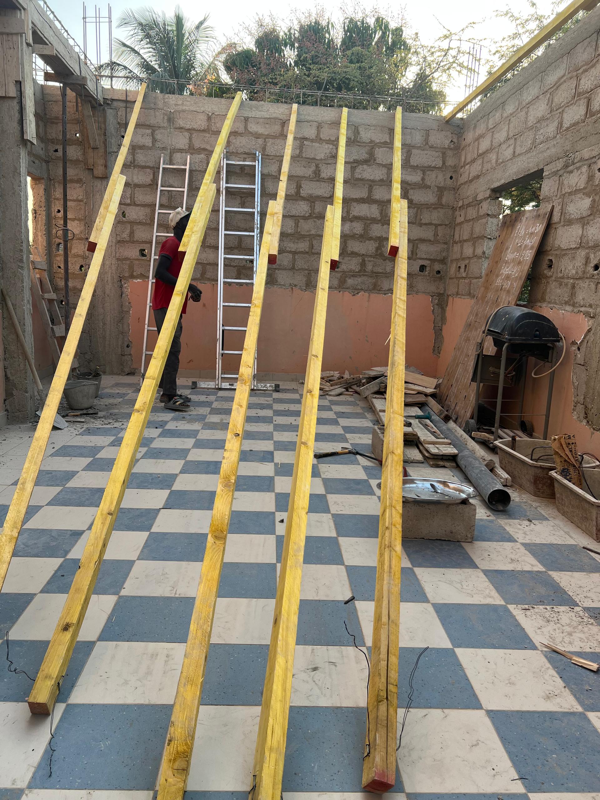 Chantier SLT BTP — Charpente