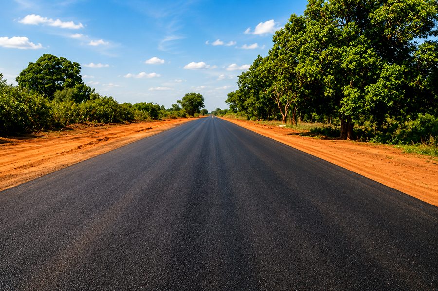 Route réhabilitée — réseau routier Tambacounda