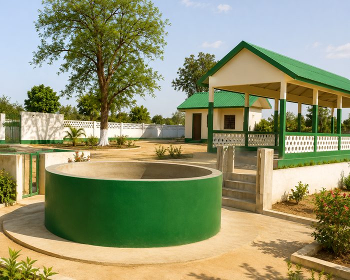Pavillon et bassin — centre PROGEBE Kolda